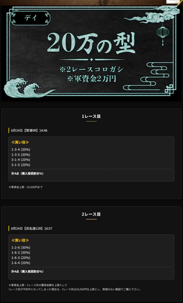 20万の型（デイ）